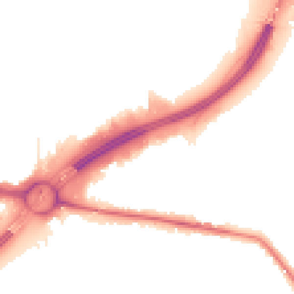 Night-time road noise heatmap for TW16 5DA