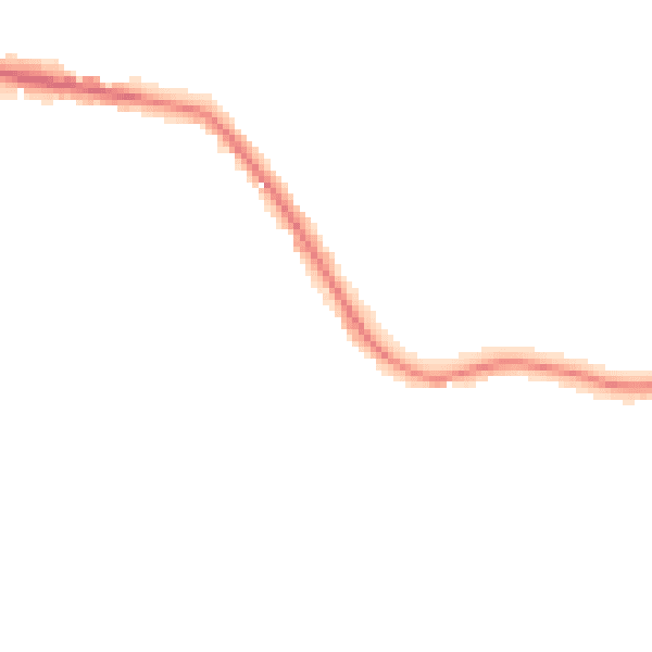 Night-time road noise heatmap for TW16 5DL