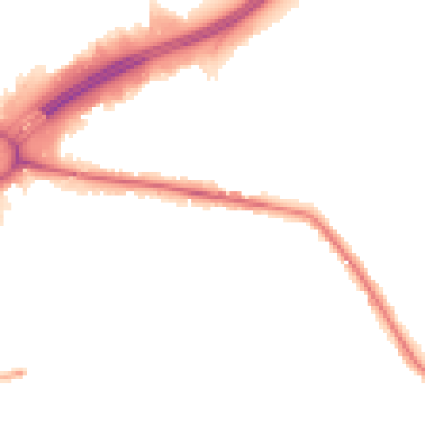 Night-time road noise heatmap for TW16 5DY