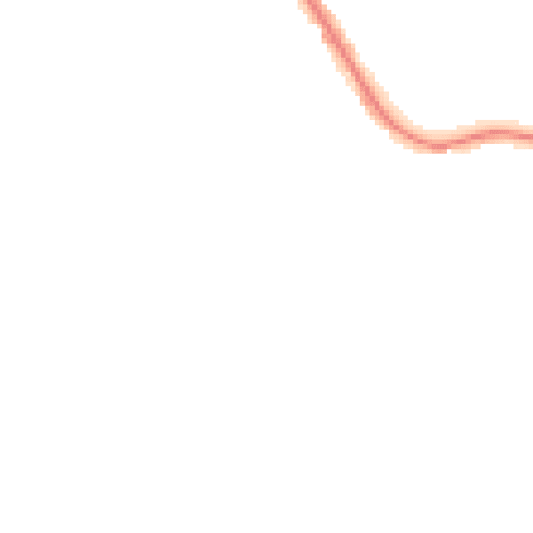 Night-time road noise heatmap for TW16 5EF