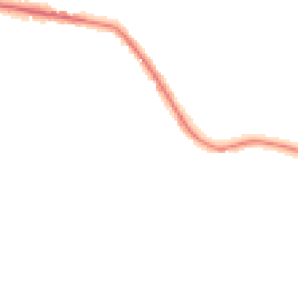 Night-time road noise heatmap for TW16 5LS