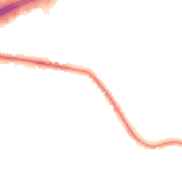 Night-time road noise heatmap for TW16 5NG