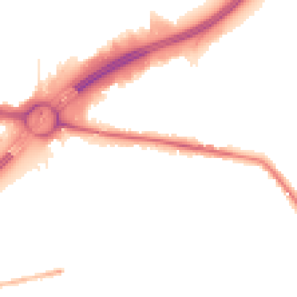 Night-time road noise heatmap for TW16 6SF
