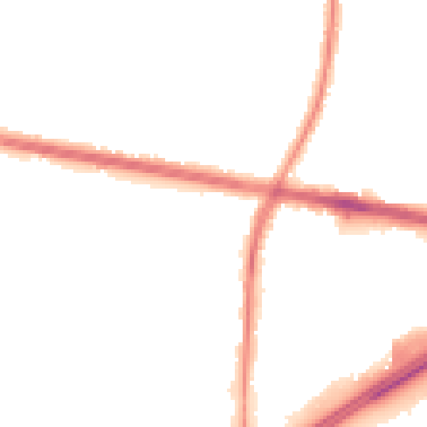 Night-time road noise heatmap for TW16 7BL