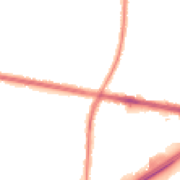 Night-time road noise heatmap for TW16 7ES