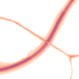 Night-time road noise heatmap for TW17 0AB