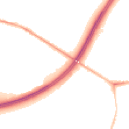 Night-time road noise heatmap for TW17 0BE