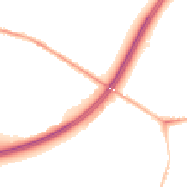 Night-time road noise heatmap for TW17 0BE