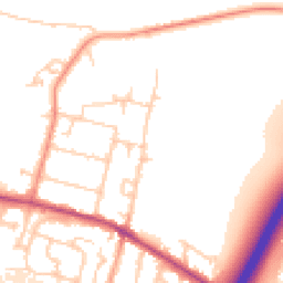 Daytime road noise heatmap for TW17 0EE