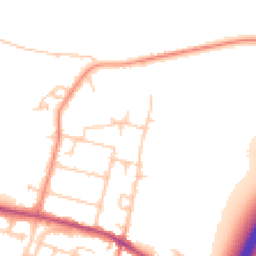 Daytime road noise heatmap for TW17 0EF