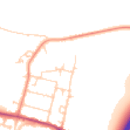 Daytime road noise heatmap for TW17 0EJ