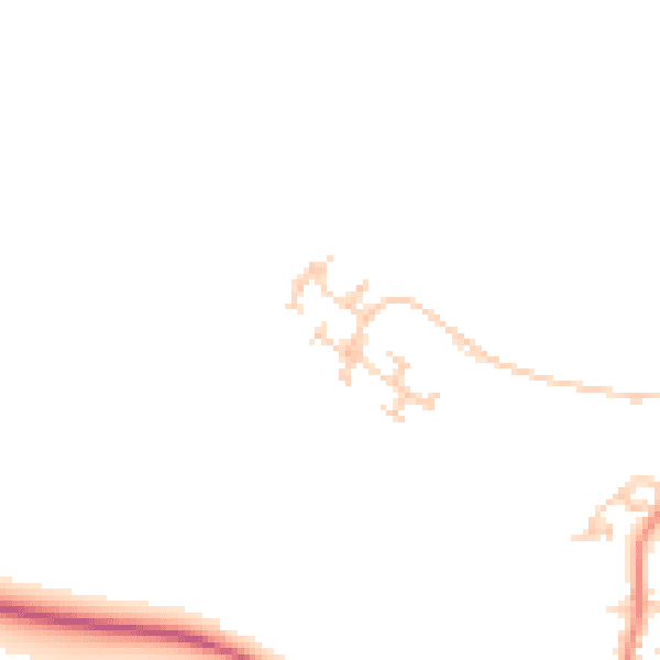 Daytime road noise heatmap for TW17 0QU