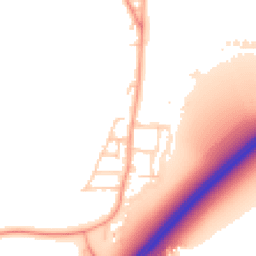 Daytime road noise heatmap for TW17 0SF