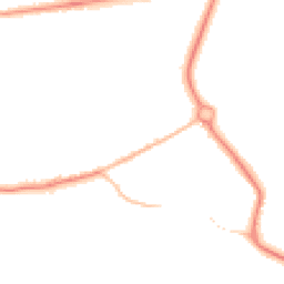 Night-time road noise heatmap for TW17 8JH
