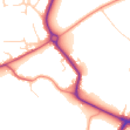 Daytime road noise heatmap for TW17 8NR