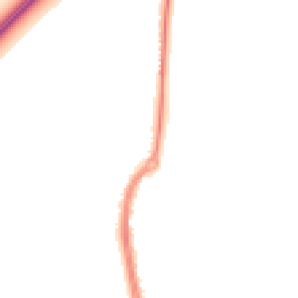 Night-time road noise heatmap for TW17 8QX