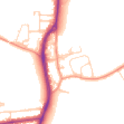 Daytime road noise heatmap for TW17 8QZ