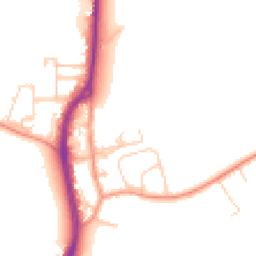 Daytime road noise heatmap for TW17 8RH