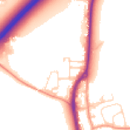 Daytime road noise heatmap for TW17 8RR