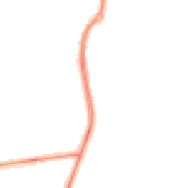 Night-time road noise heatmap for TW17 8RT