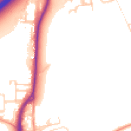 Daytime road noise heatmap for TW17 8TE