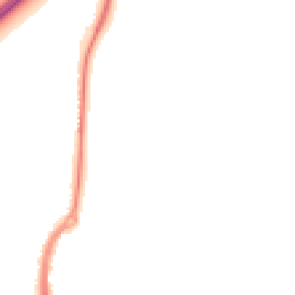 Night-time road noise heatmap for TW17 8TE