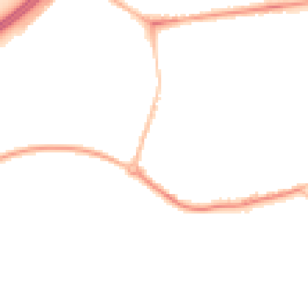 Night-time road noise heatmap for TW17 9BE