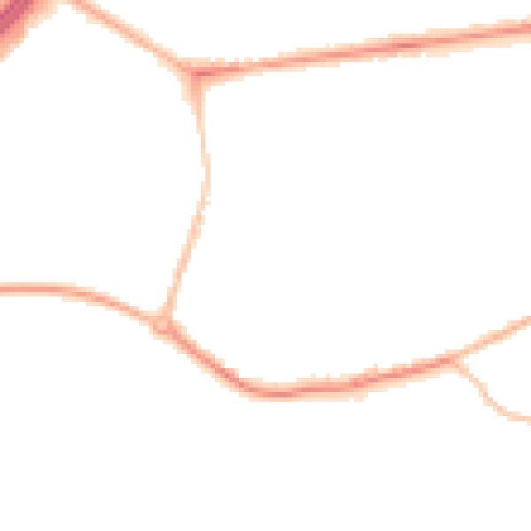 Night-time road noise heatmap for TW17 9DH