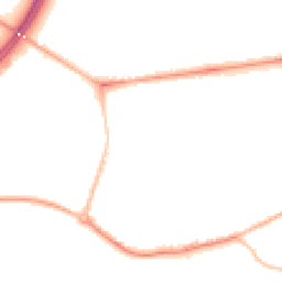 Night-time road noise heatmap for TW17 9DJ