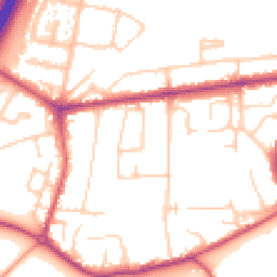 Daytime road noise heatmap for TW17 9DL