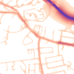 Daytime road noise heatmap for TW18 1AT