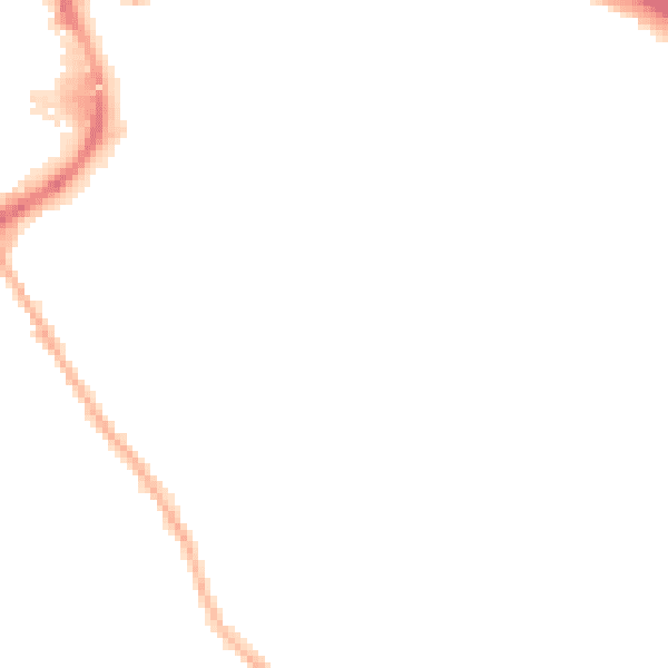 Night-time road noise heatmap for TW18 1DS