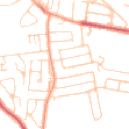 Daytime road noise heatmap for TW18 1JH