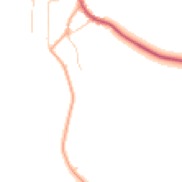 Daytime road noise heatmap for TW18 1SH