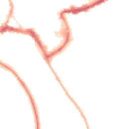 Night-time road noise heatmap for TW18 2AD