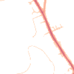 Daytime road noise heatmap for TW18 2JD