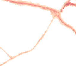 Night-time road noise heatmap for TW18 3HX