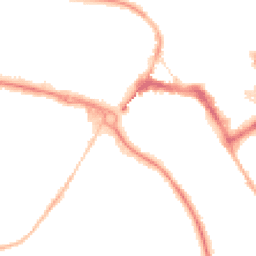 Night-time road noise heatmap for TW18 3JE