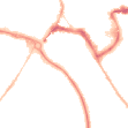 Night-time road noise heatmap for TW18 3JH