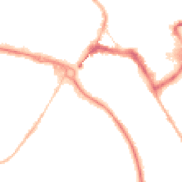 Night-time road noise heatmap for TW18 3JL