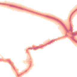 Night-time road noise heatmap for TW18 4DN