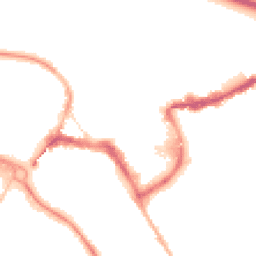 Night-time road noise heatmap for TW18 4DY