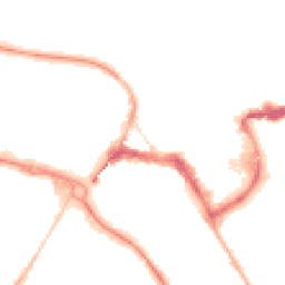 Night-time road noise heatmap for TW18 4EN