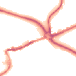 Night-time road noise heatmap for TW18 4HN