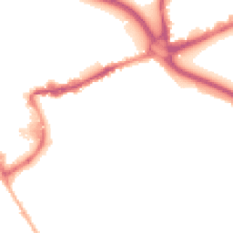 Night-time road noise heatmap for TW18 4JG