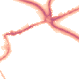 Night-time road noise heatmap for TW18 4NE