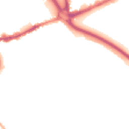 Night-time road noise heatmap for TW18 4NQ