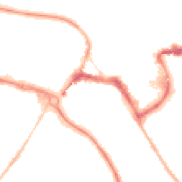 Night-time road noise heatmap for TW18 4RZ