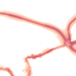 Night-time road noise heatmap for TW18 4SW