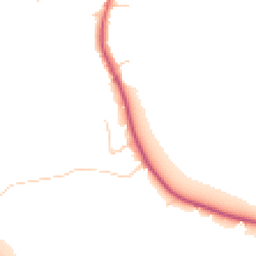 Daytime road noise heatmap for TW19 5AA